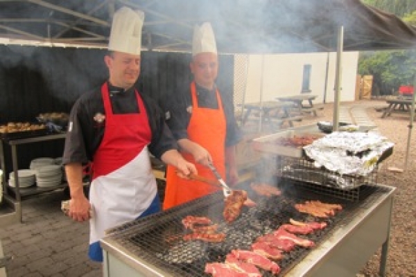 Hilden's French chef Vincent gets looks at home in his Dutch regalia 