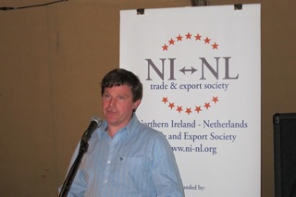 Over 20 companies spoke during the Open Mic session including Austin Moore of Cottage Catering - suppllier of cheesecakes to the Netherlands