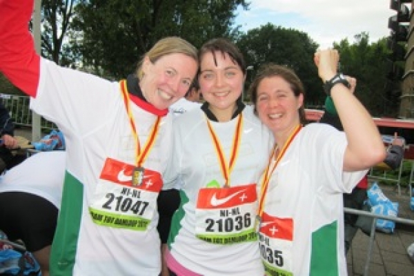 Team Tourism Ireland, regular contributors to NI-NL BIZ, proudly display their medals.